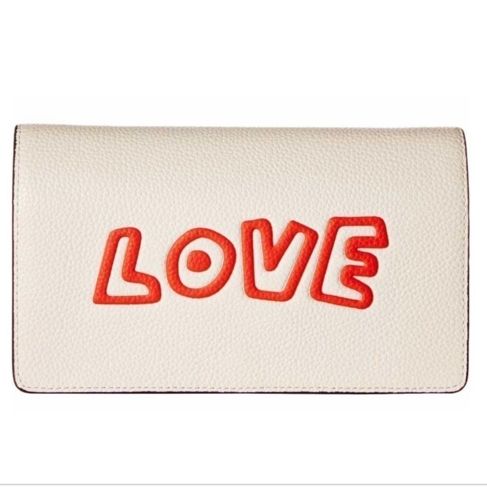 Coach Love Foldover Clutch